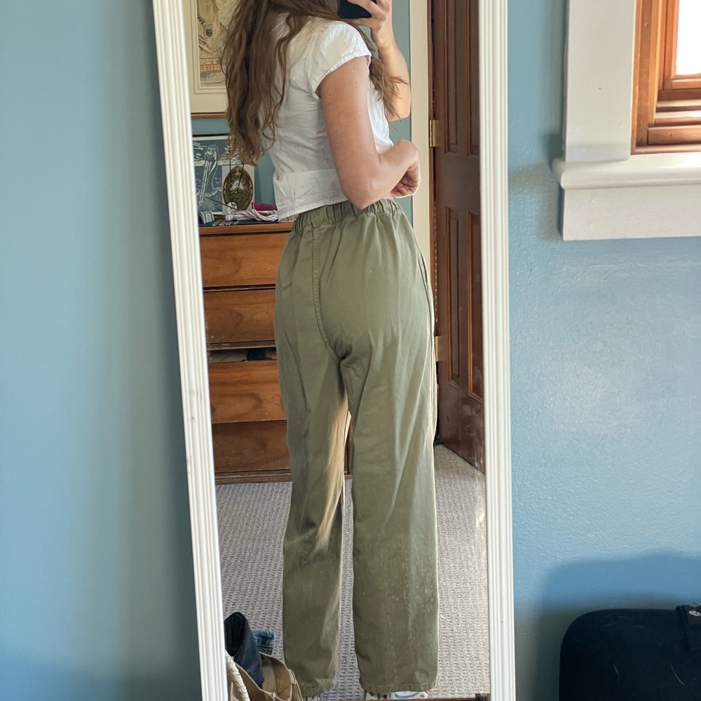OZMA Olive Green JUNO Pants - Picture 2 of 8